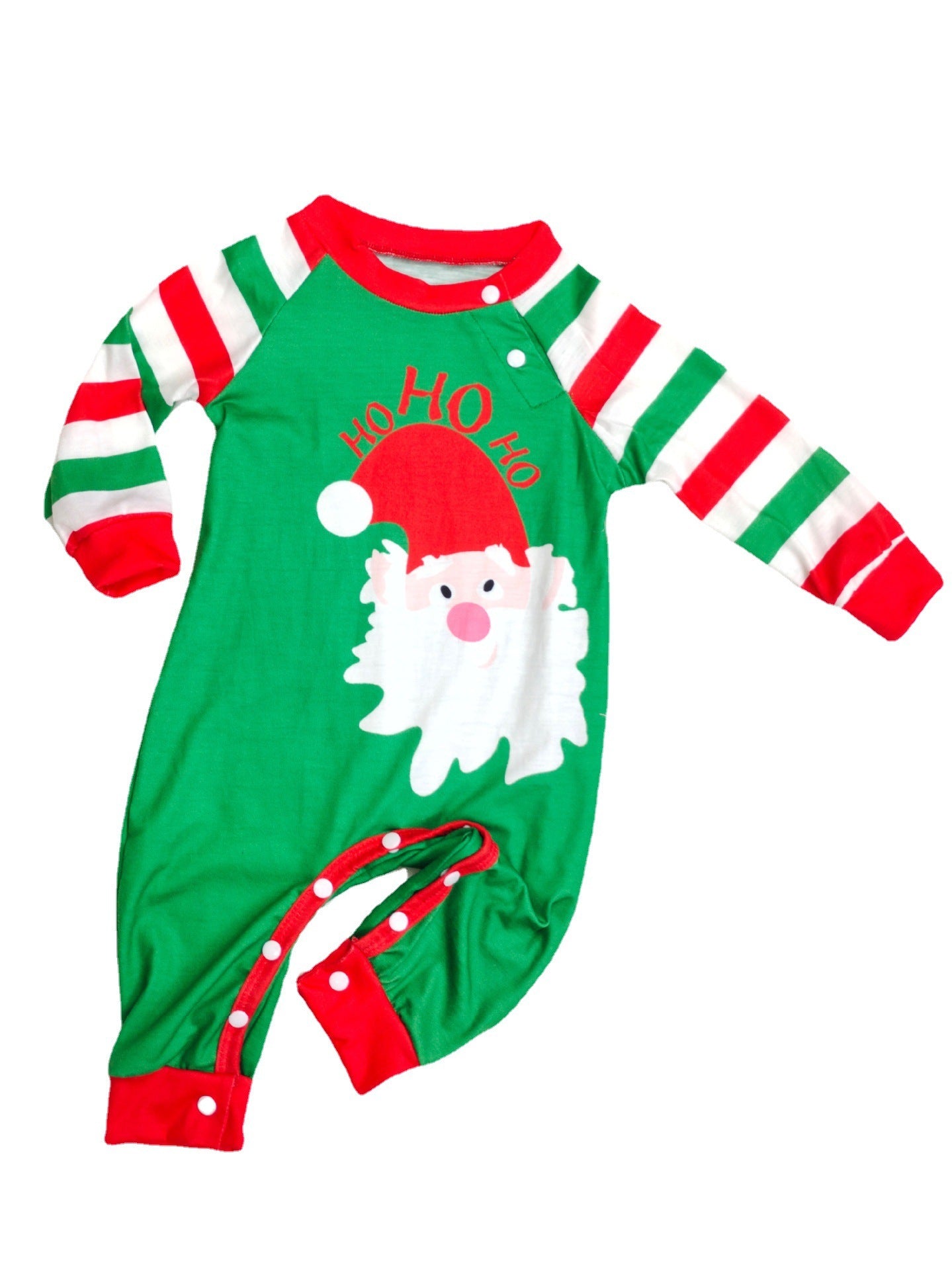Matching Family Christmas Pajamas – Red Stripe Holiday Sleepwear PJs