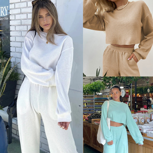 Women’s Autumn/Winter Casual Sweatshirt Set