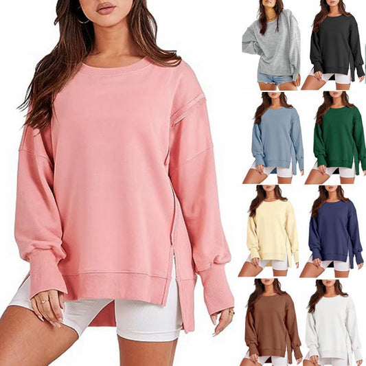 Cozy Oversized Crewneck Sweatshirt – Fall & Winter Essential