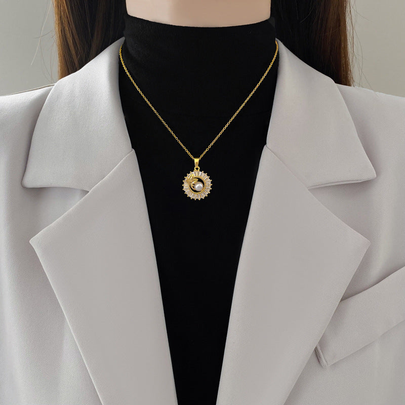Brilliant Glow: Personalized Diamond Ring, Necklace & Earrings Set