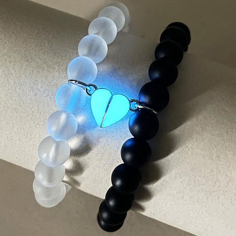Luminous Crown Bead Bracelets– 2-Piece Set