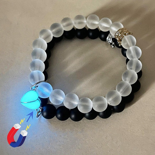 Luminous Crown Bead Bracelets– 2-Piece Set